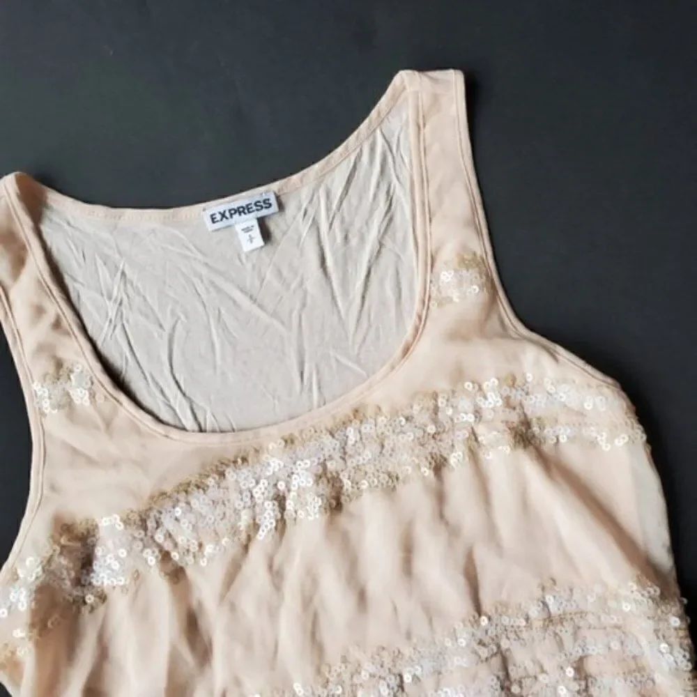 Express Sequined Tank Top blouse - Picture 4 of 9